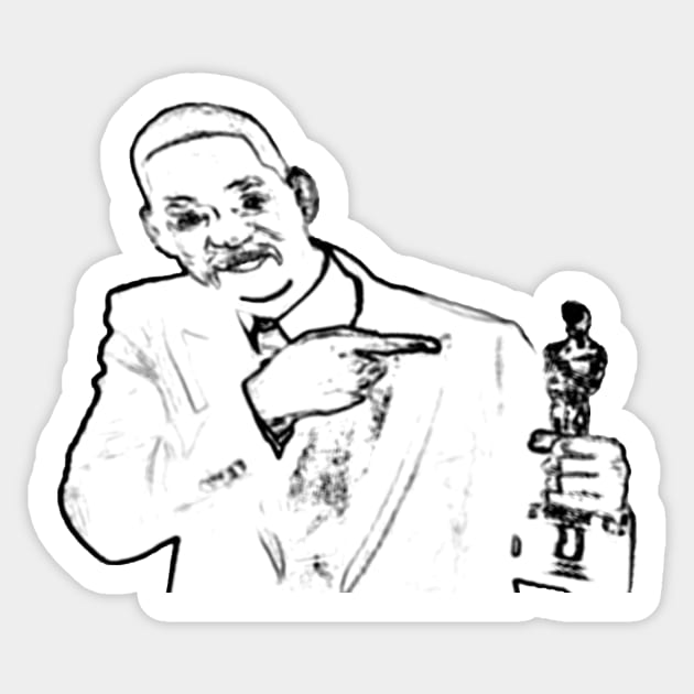 Will Smith The Oscars Sticker by IconsDate